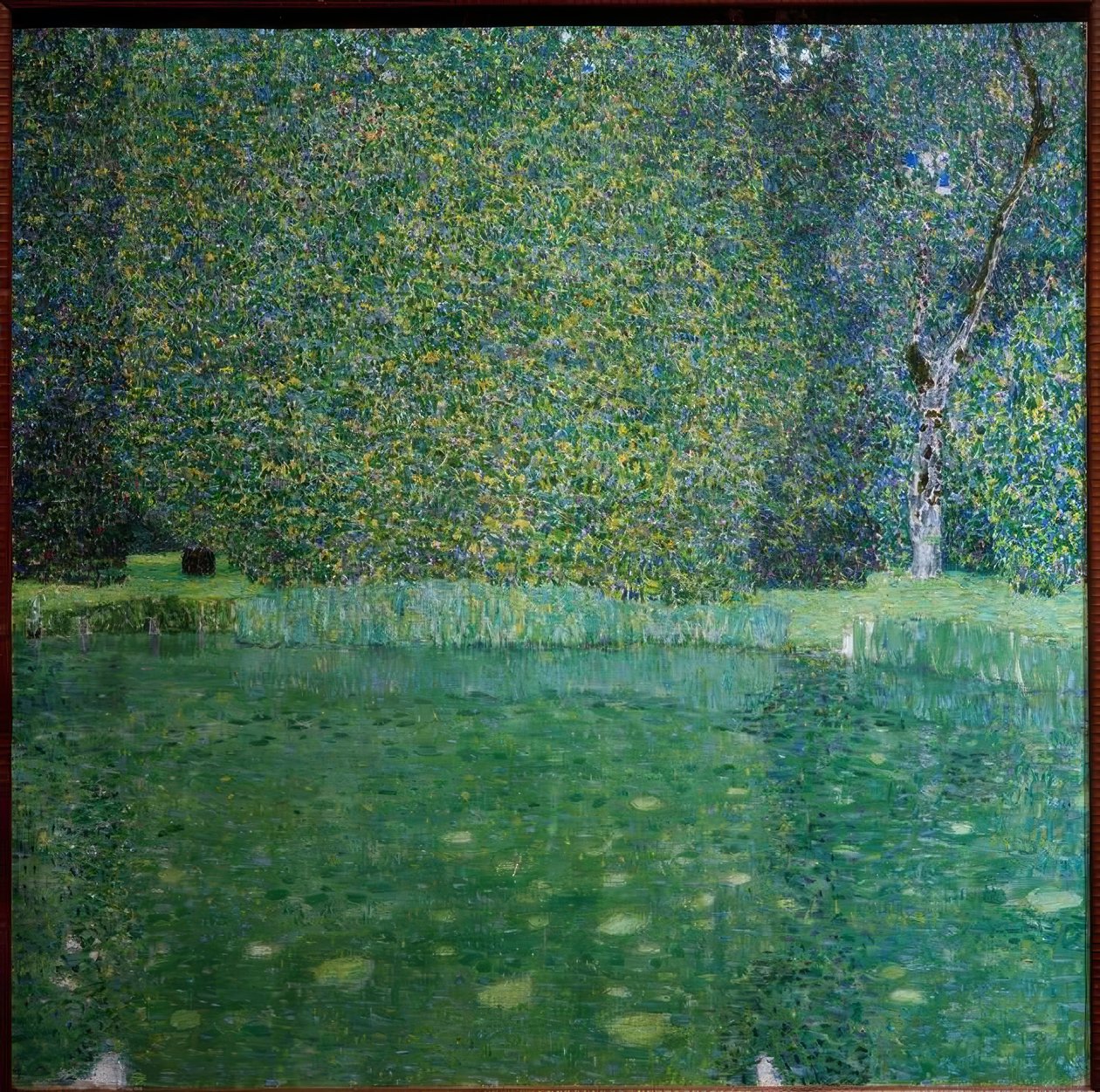 Staw zamkowy w Kammer am Attersee autorstwa Gustav Klimt