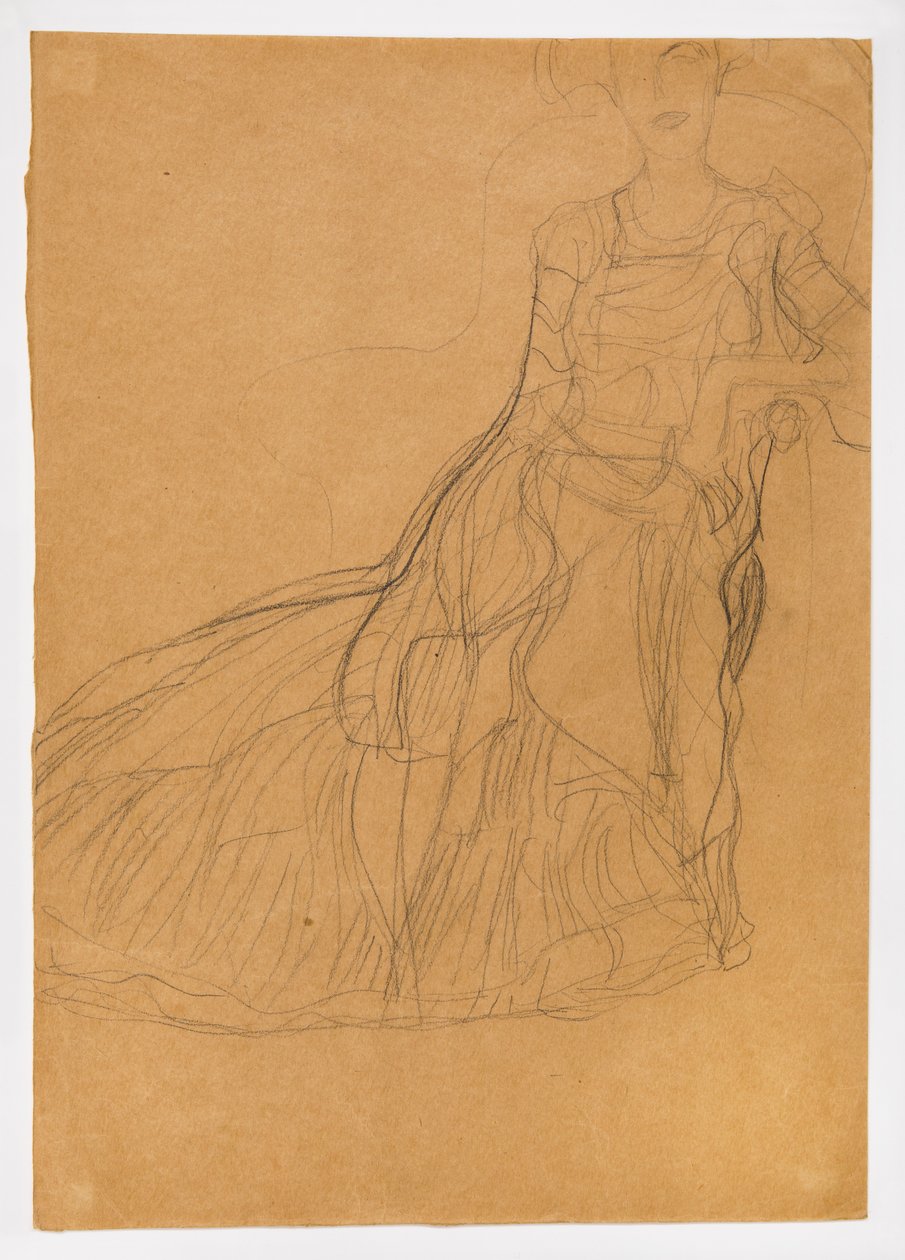 Siedząca dama (Adele Bloch-Bauer) autorstwa Gustav Klimt