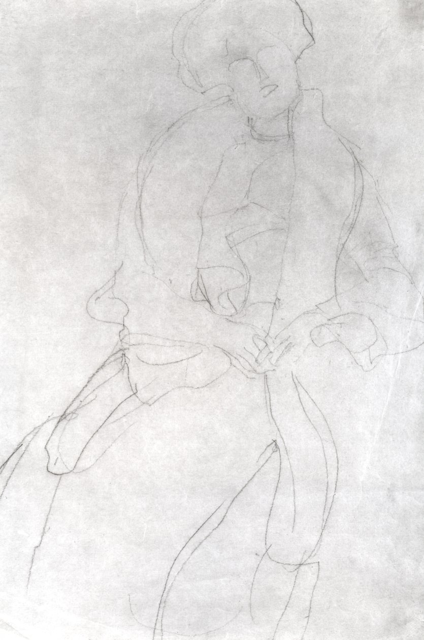 Siedząca kobieta z boa (Adele Bloch-Bauer) autorstwa Gustav Klimt