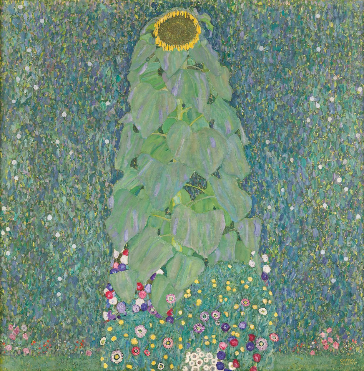 słonecznik autorstwa Gustav Klimt