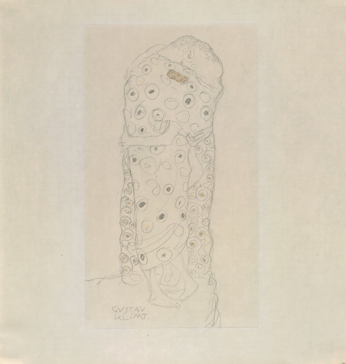Stała para kochanków autorstwa Gustav Klimt