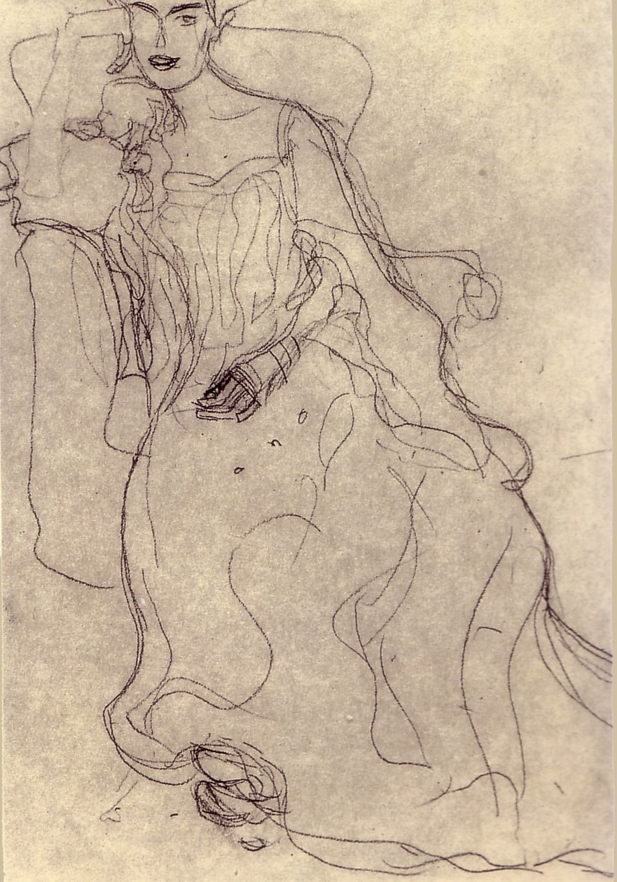 Studium do obrazu Portret Adele Bloch-Bauer I autorstwa Gustav Klimt