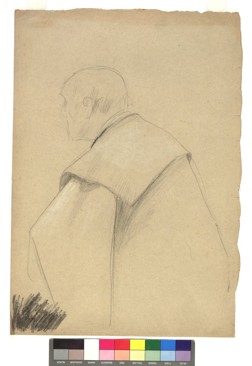 Studium starego mężczyzny w todze autorstwa Gustav Klimt