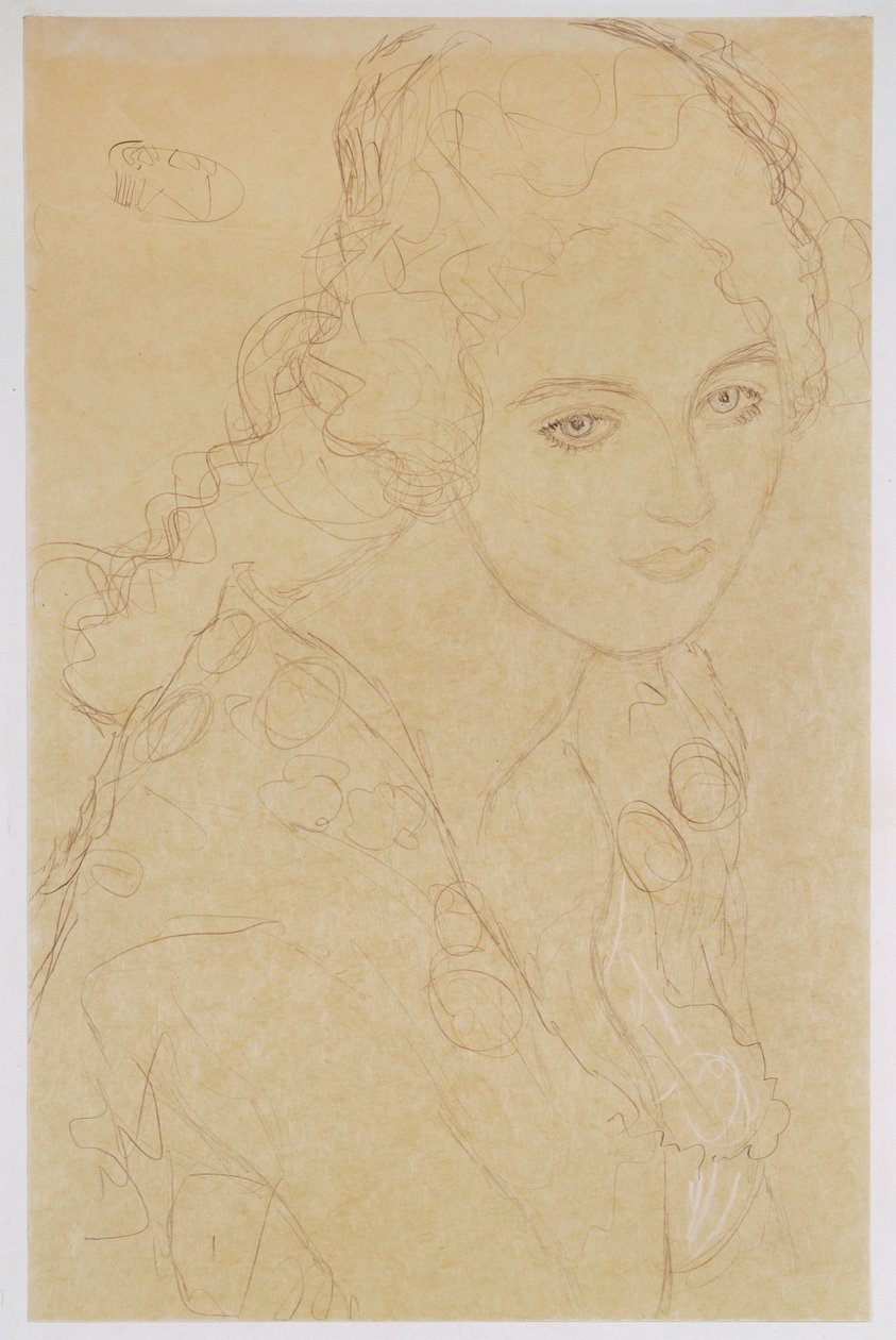 Studium do obrazu Portret Ria Munk III autorstwa Gustav Klimt