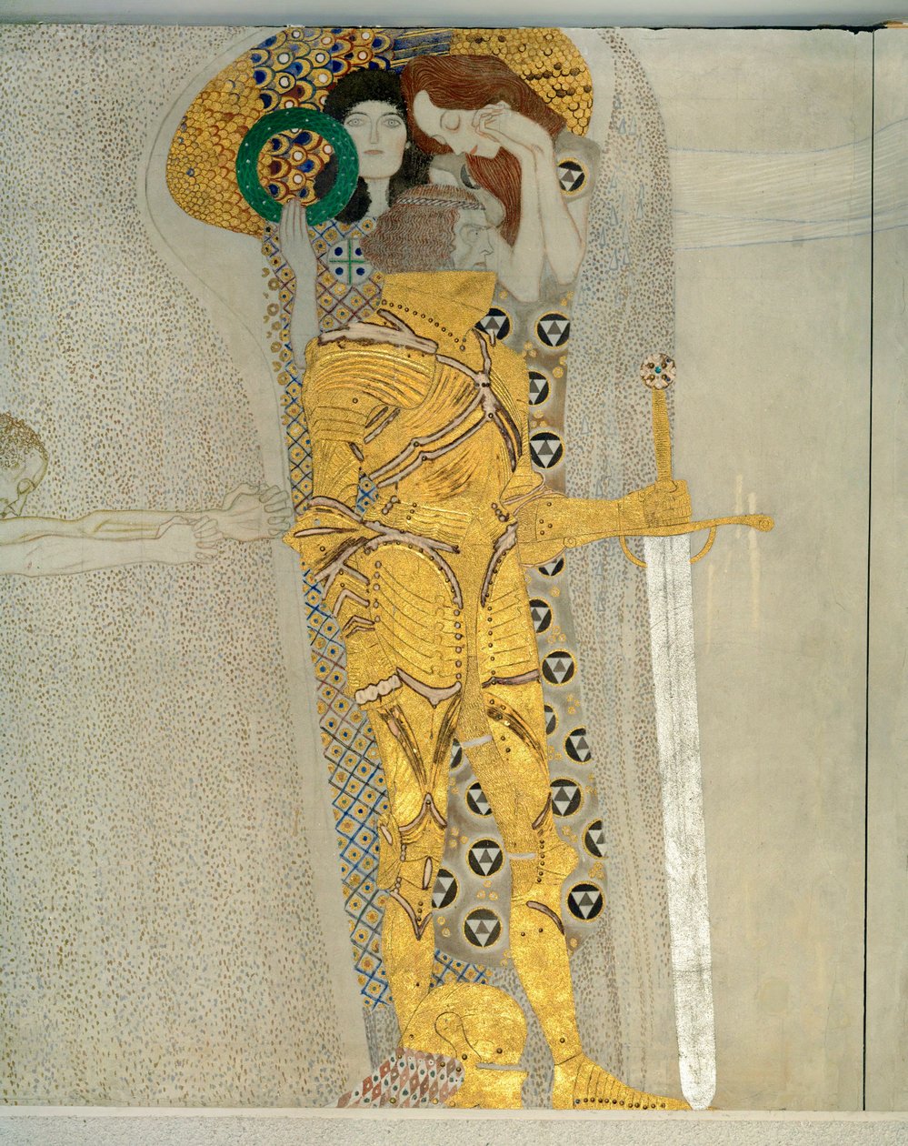 Wystawa Wiedeńskiego Stowarzyszenia Artystów "Secesja" w 1902 roku skupiła się wokół pomnika Beethovena autorstwa Maxa Klingera. autorstwa Gustav Klimt