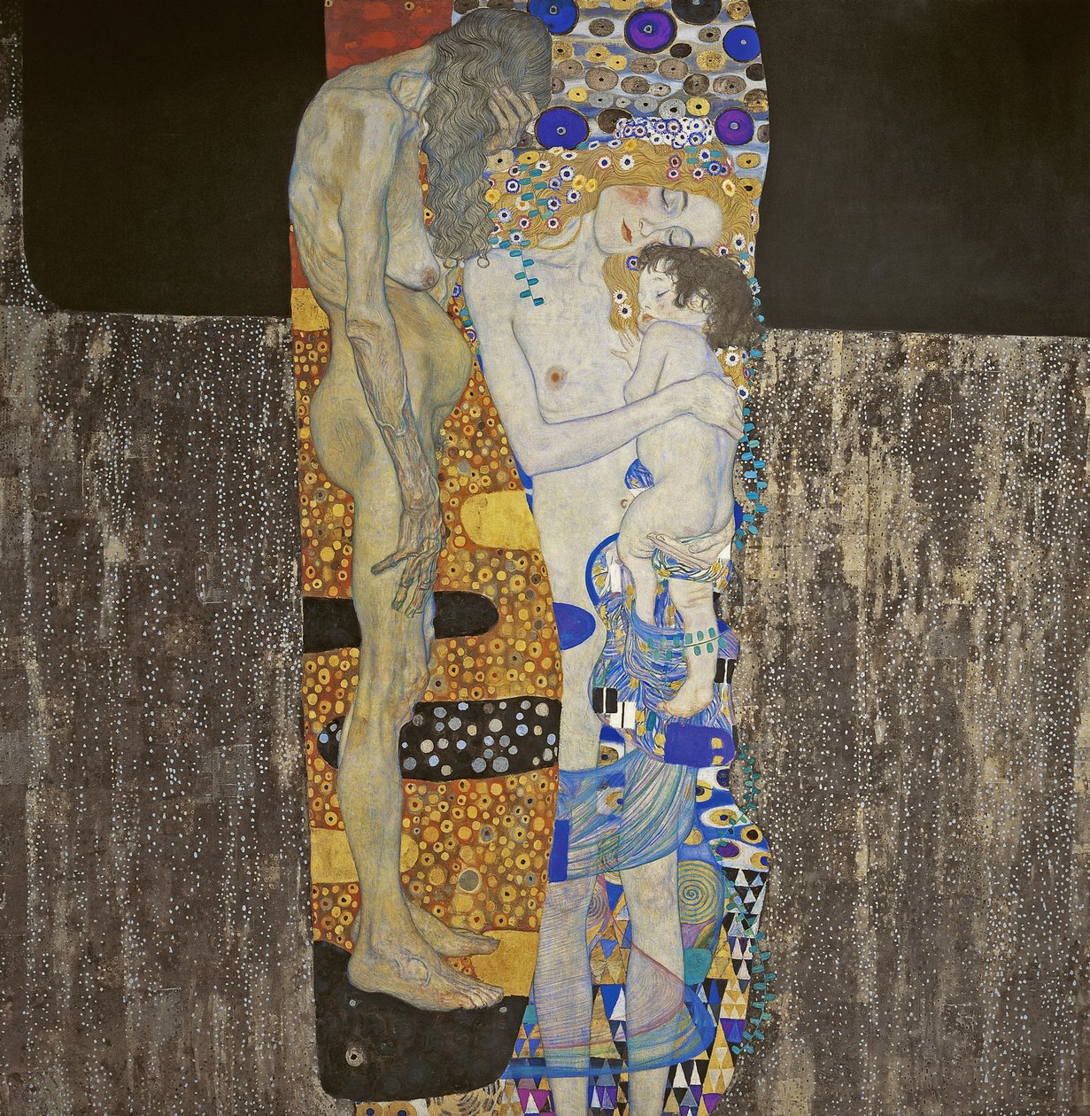 Trzy wieki kobiety autorstwa Gustav Klimt