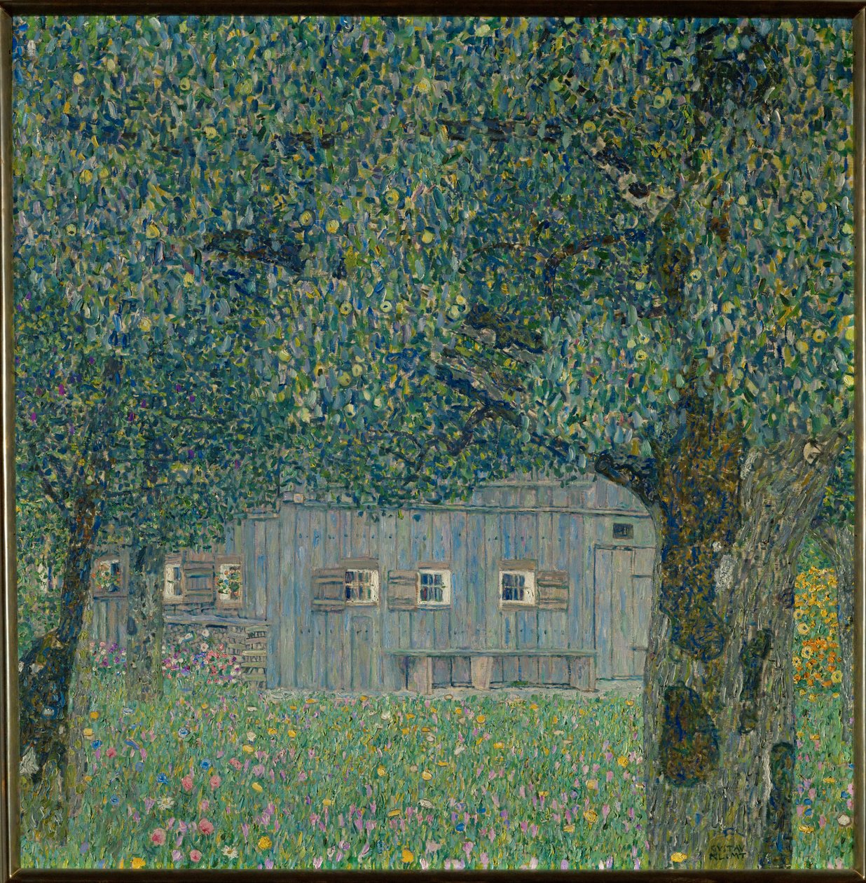 Dom wiejski w Górnej Austrii autorstwa Gustav Klimt