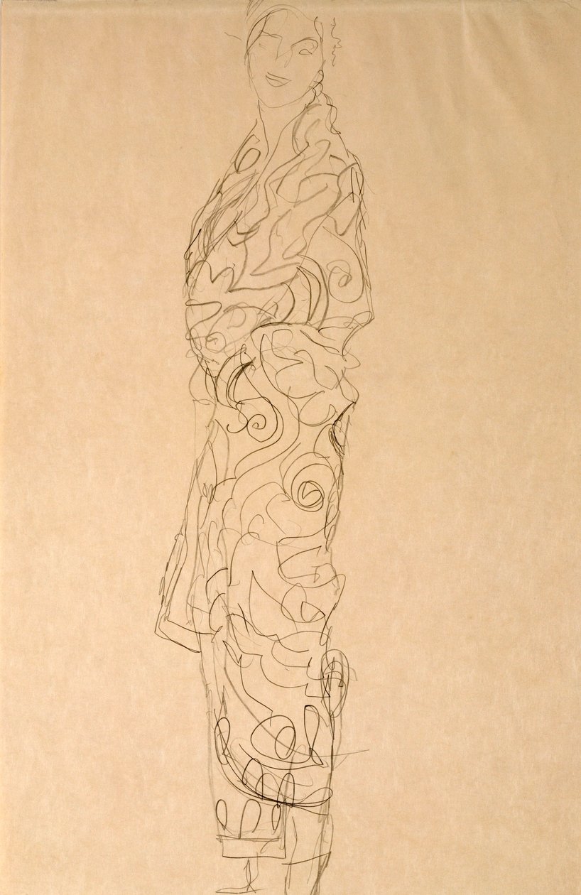 Kobieta w kimonie autorstwa Gustav Klimt