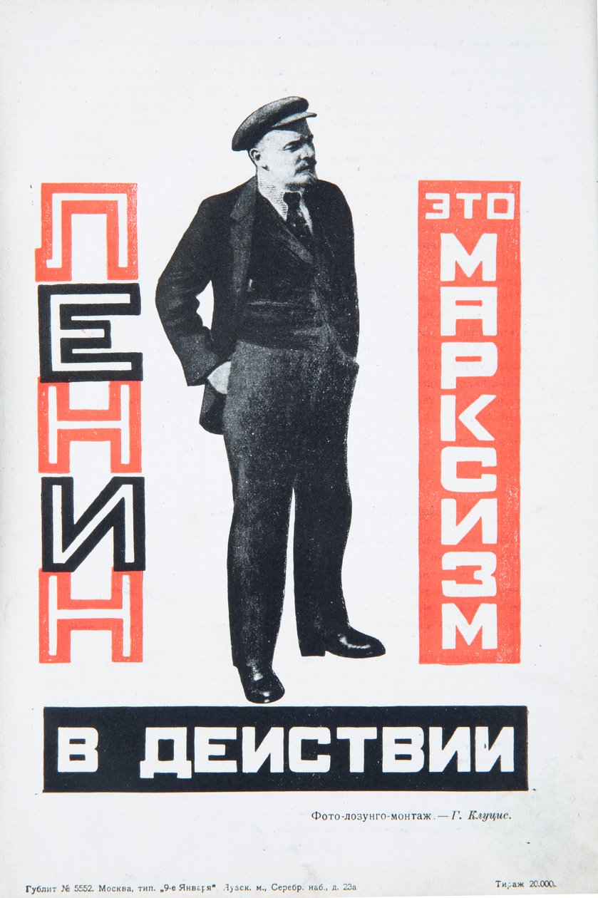 Włodzimierz Lenin, ok. 1934 r. autorstwa Gustav Klutsis