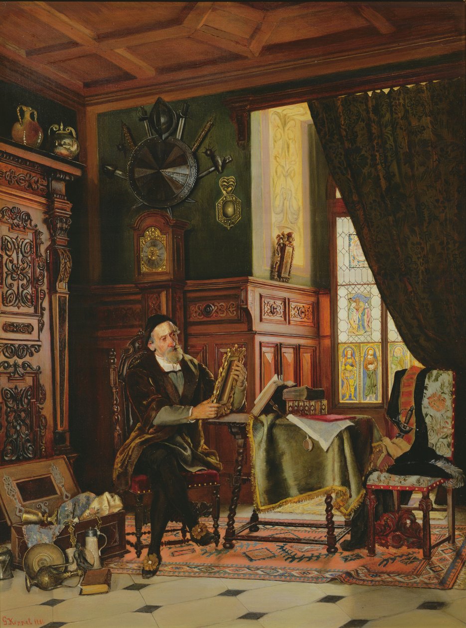 Kolekcjoner antyków autorstwa Gustav Koppel
