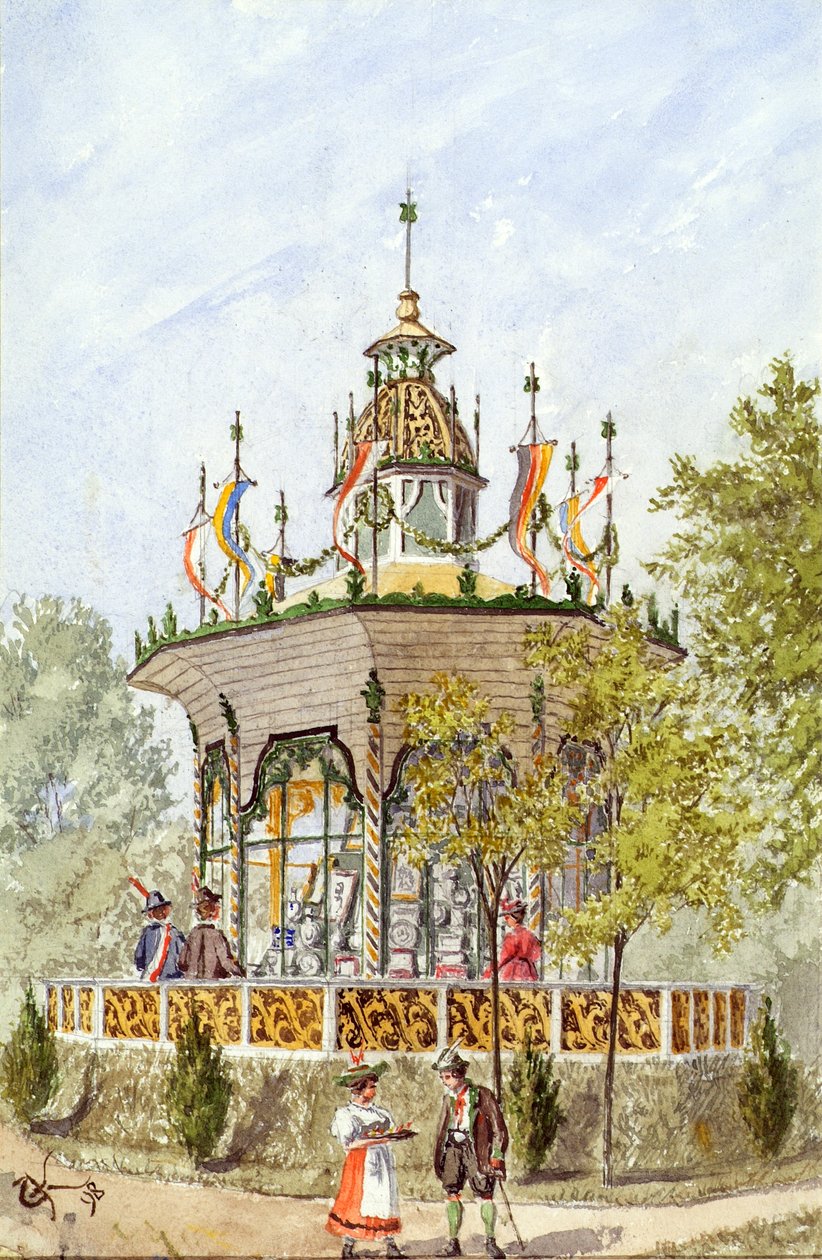 Świątynia darów wiedeńskiego Schützenfest z 1898 r. autorstwa Gustav Korompay