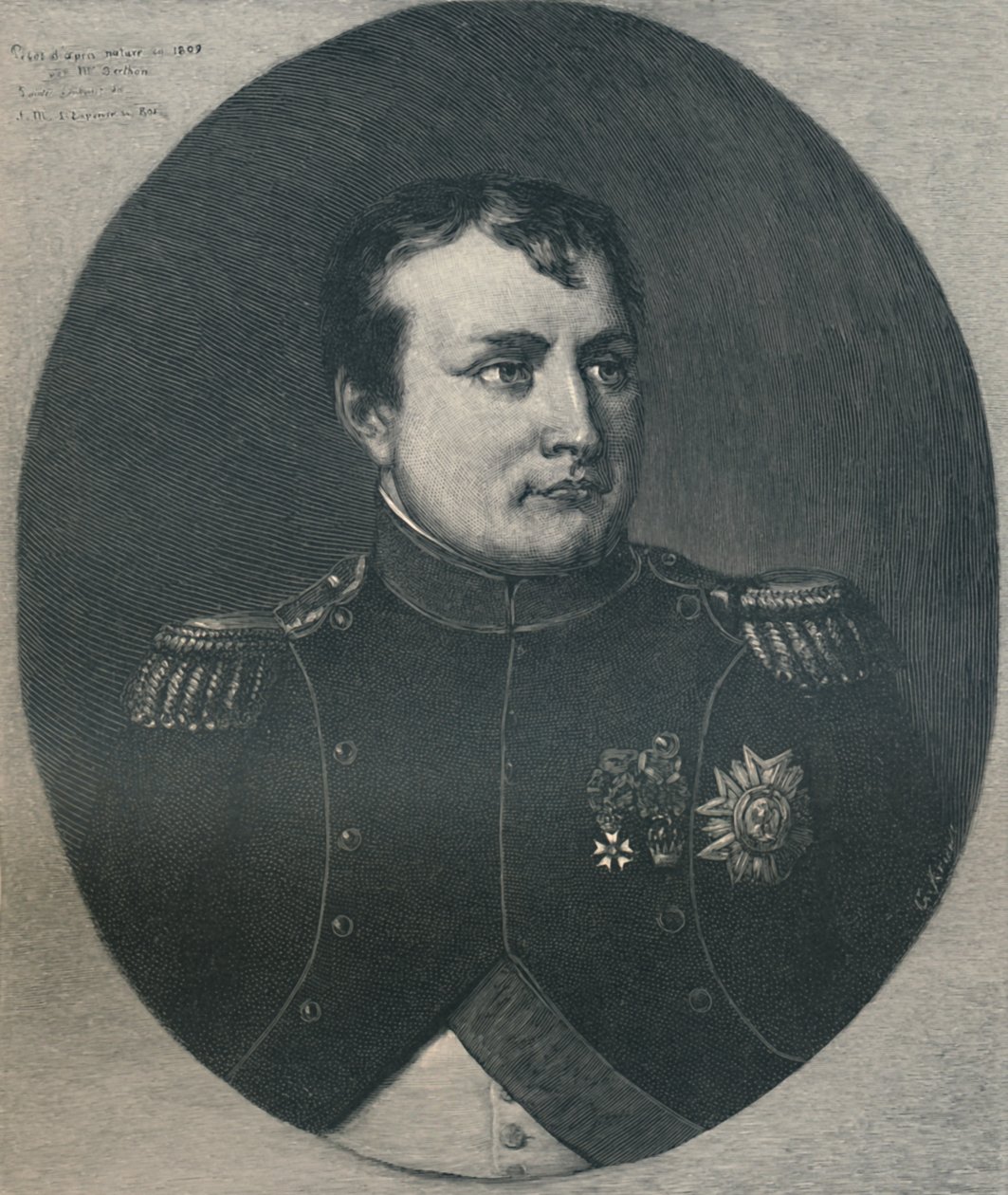 Napoleon Bonaparte w 1809, 1896 autorstwa Gustav Kruell
