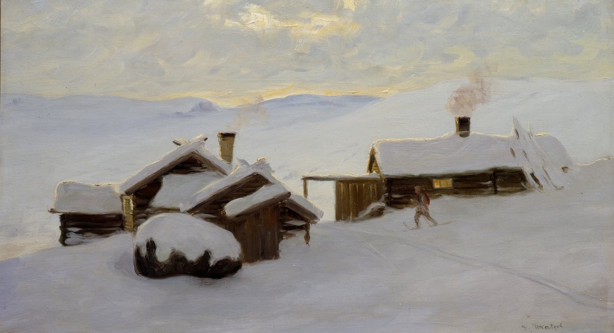 Sjodalen (olej na płótnie) autorstwa Gustav Wentzel
