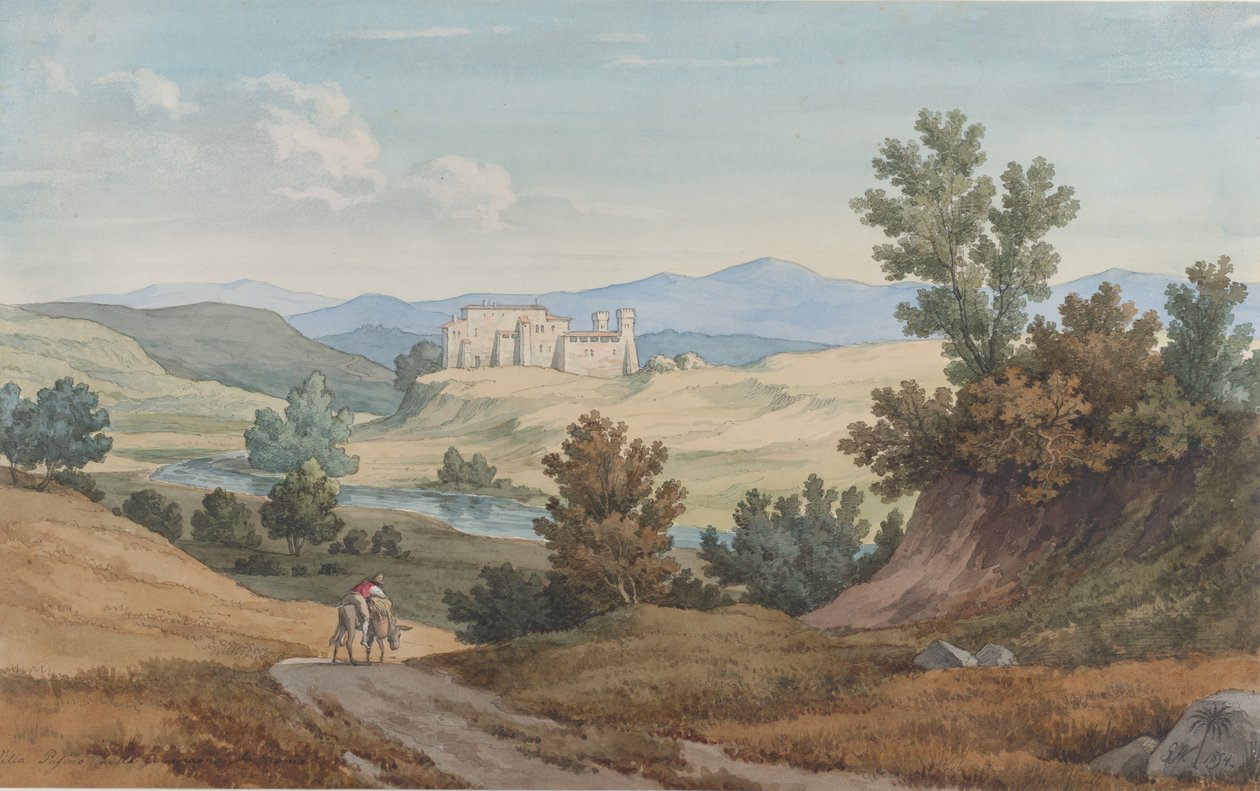 Willa Pasino, 1854. autorstwa Gustav Wilhelm Palm