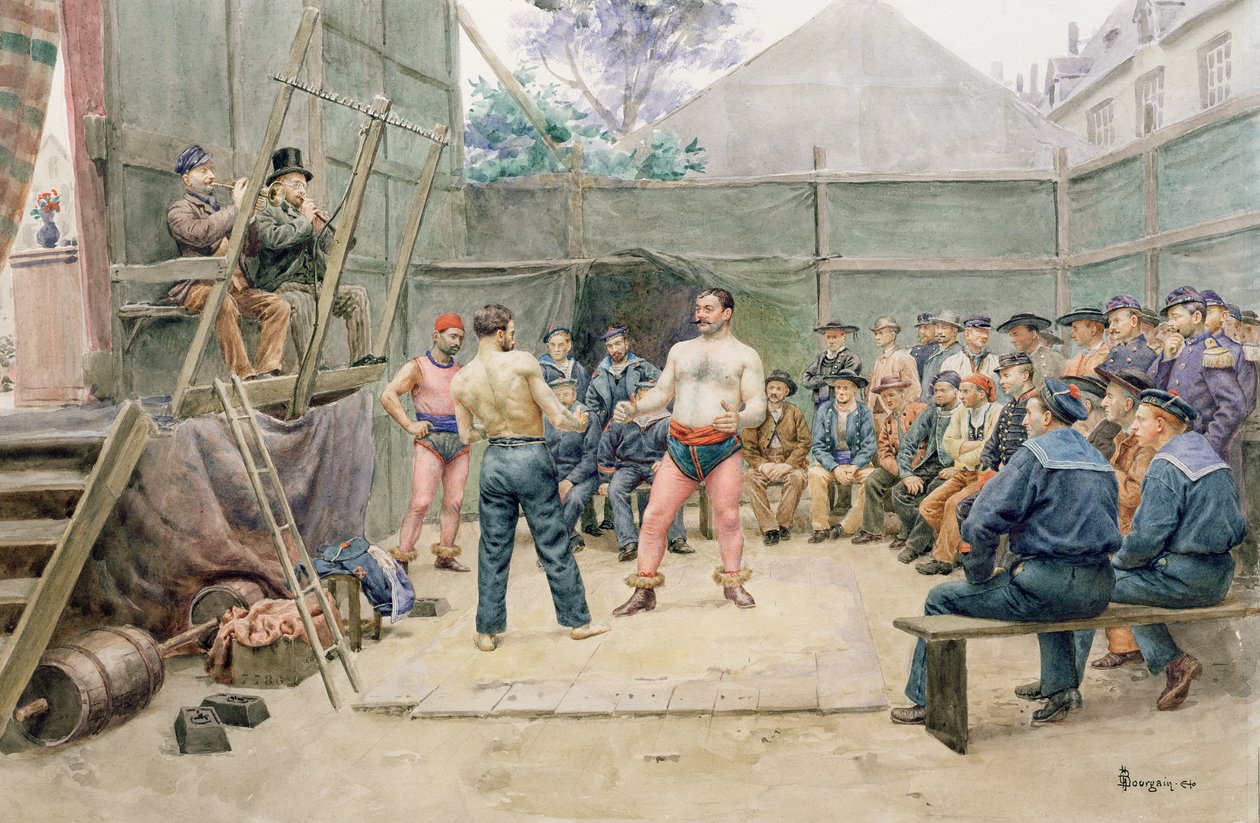 Jarmark autorstwa Gustave Bourgain