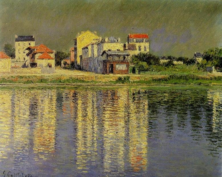 Brzegi Sekwany autorstwa Gustave Caillebotte
