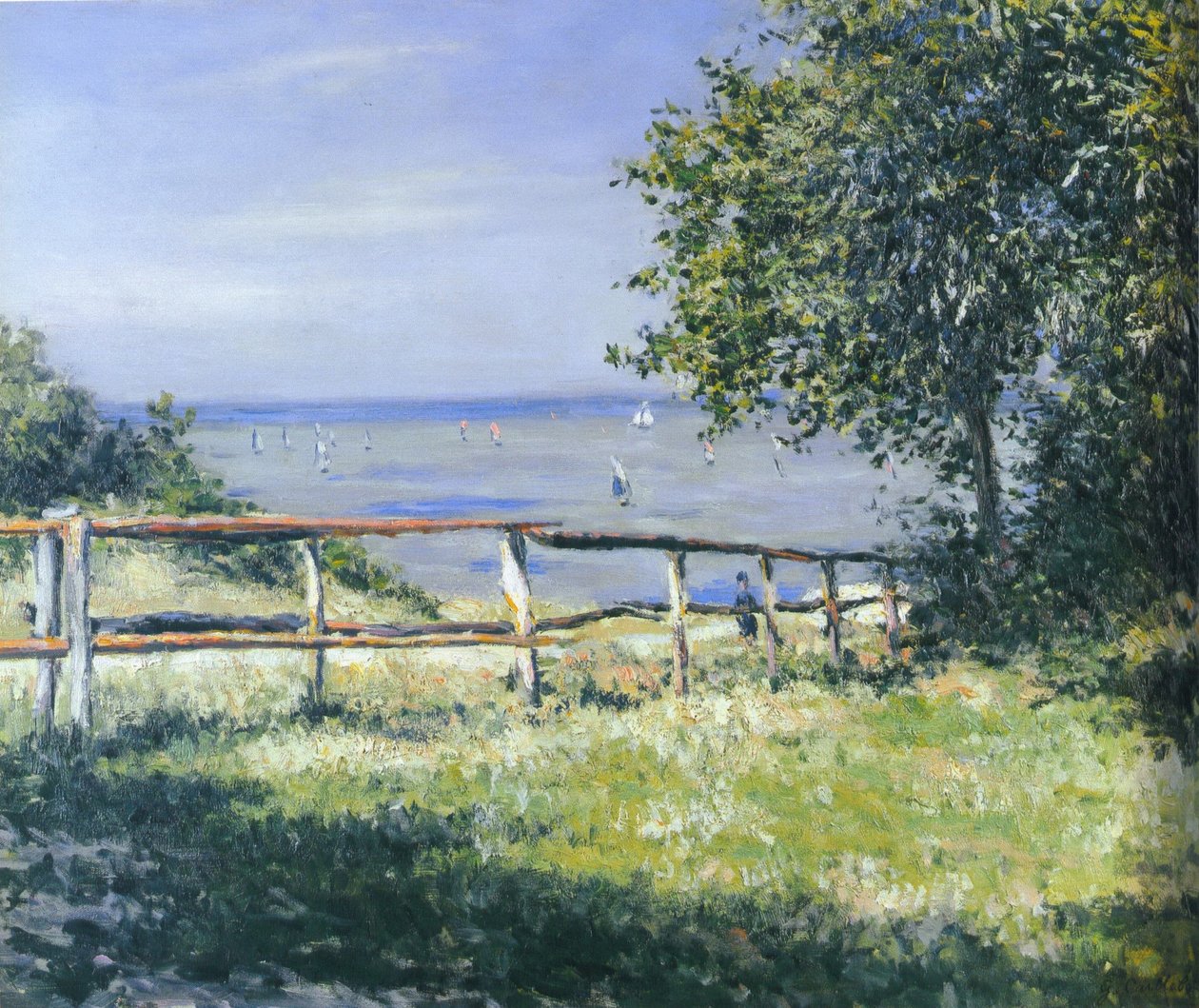 Pole nad morzem autorstwa Gustave Caillebotte