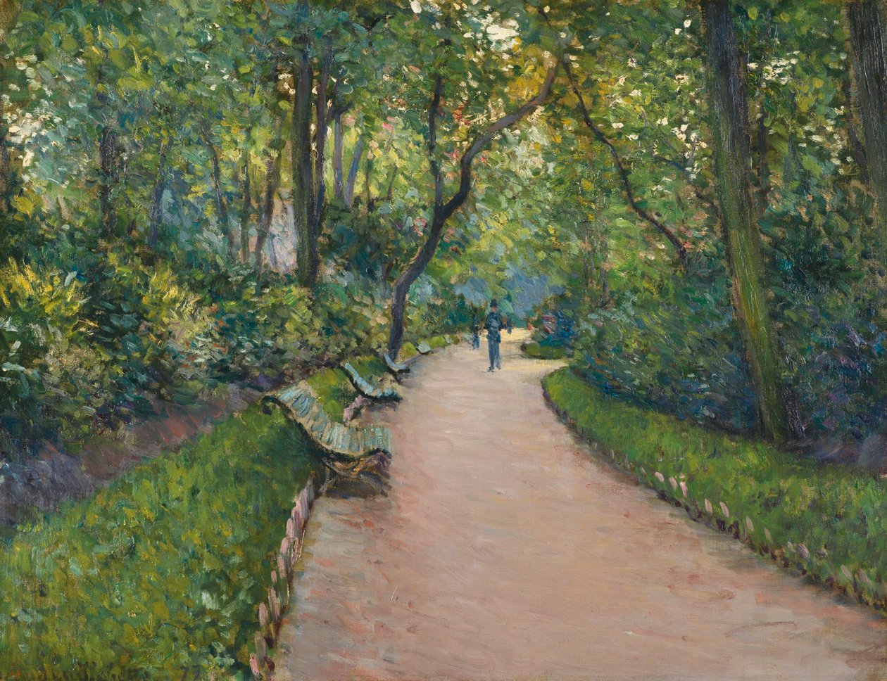 PARK MONCAU autorstwa Gustave Caillebotte