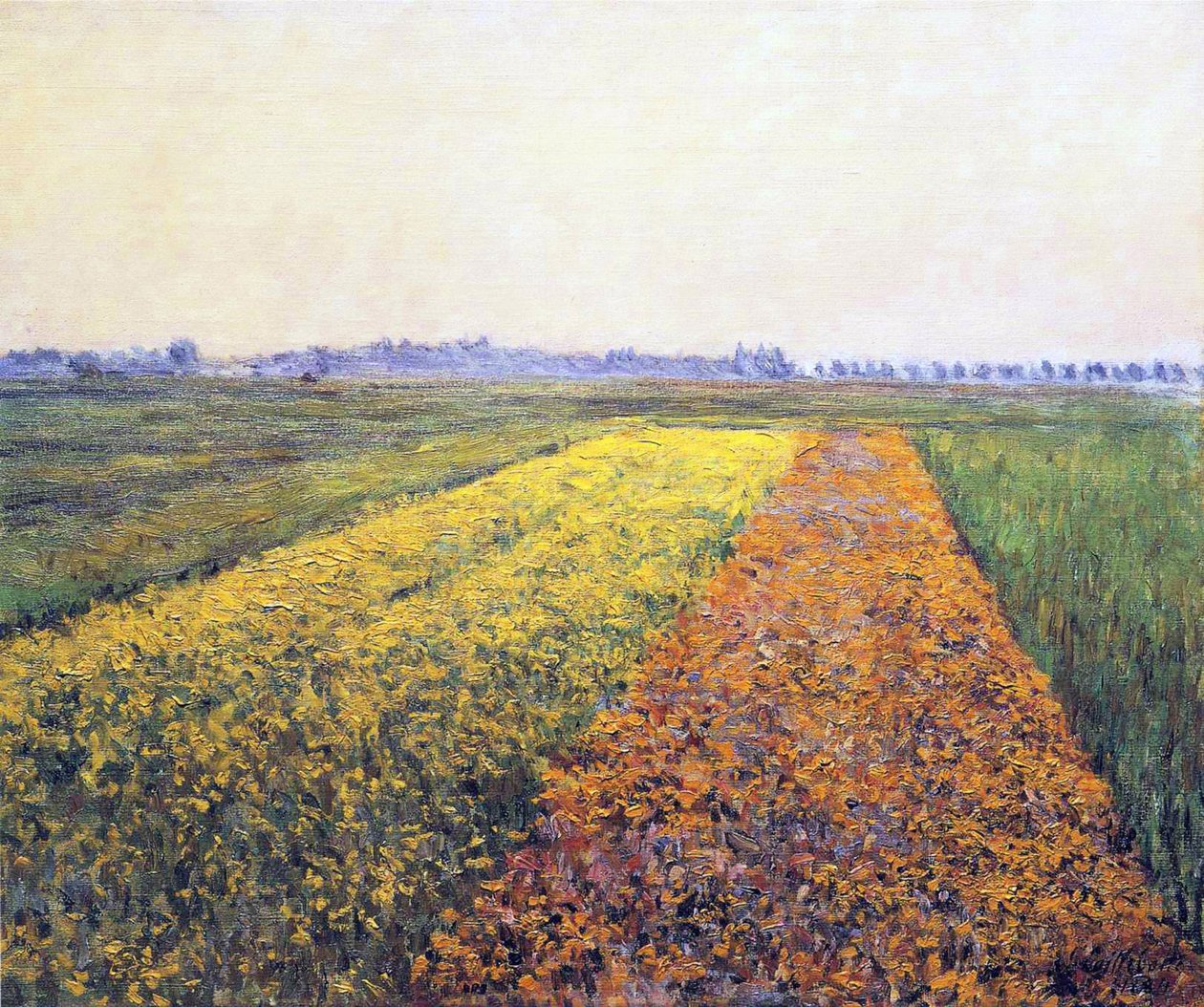 Krajobraz, 1848 autorstwa Gustave Caillebotte