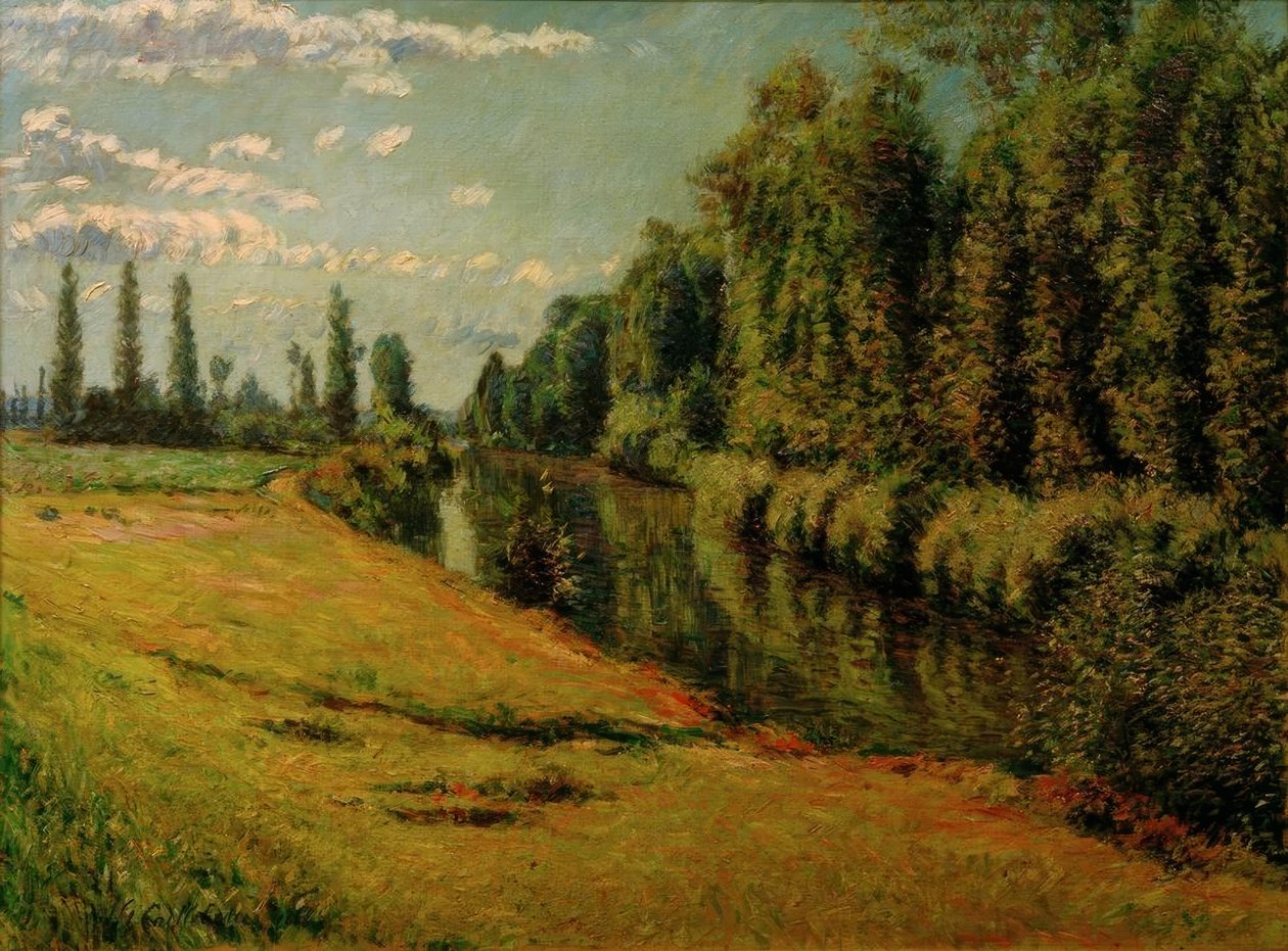Małe ramię Sekwany w Argenteuil autorstwa Gustave Caillebotte