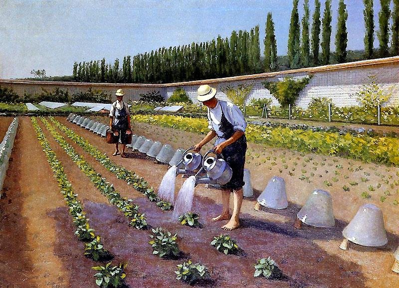 Ogrodnicy autorstwa Gustave Caillebotte