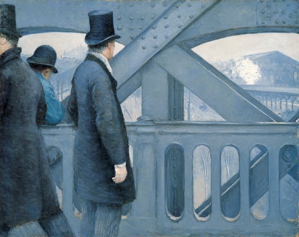 Na Pont de l’Europe autorstwa Gustave Caillebotte
