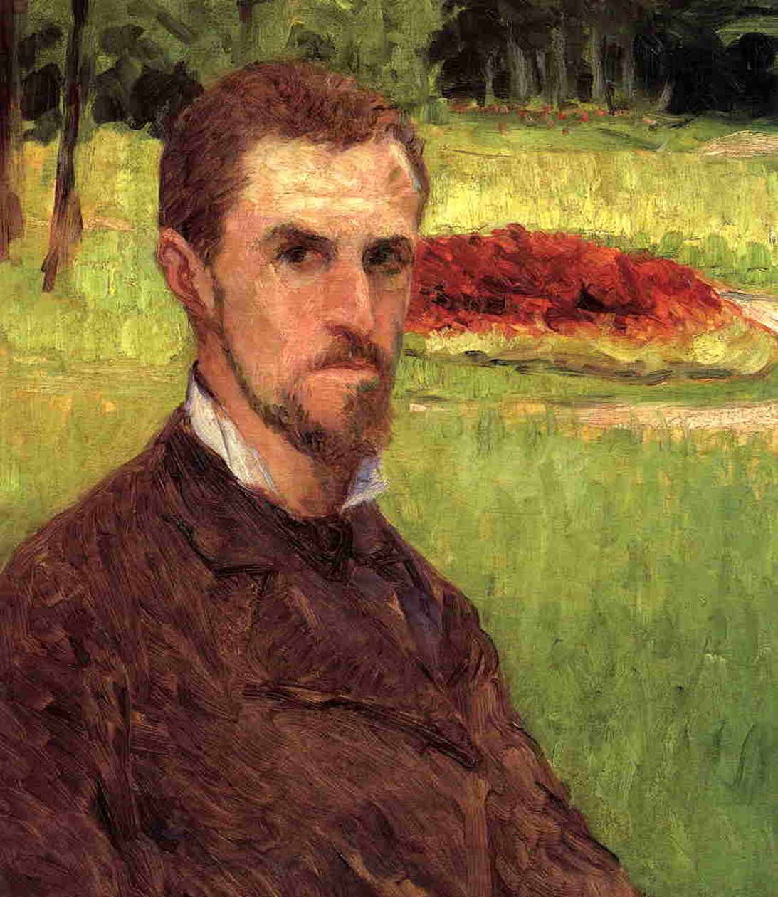 Autoportret, 1875-76 autorstwa Gustave Caillebotte