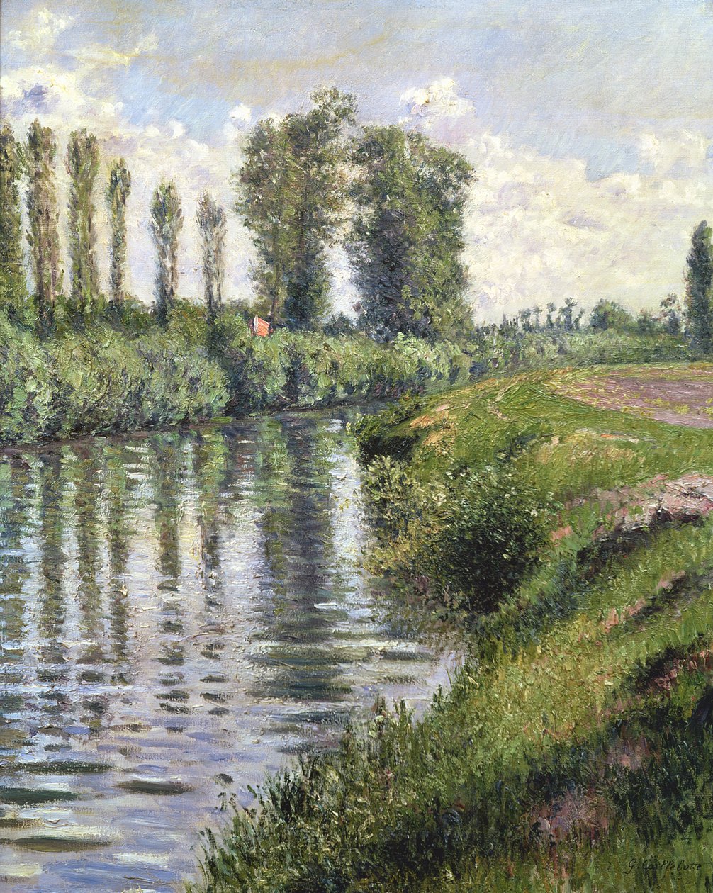 Mała gałąź Sekwany w Argenteuil autorstwa Gustave Caillebotte