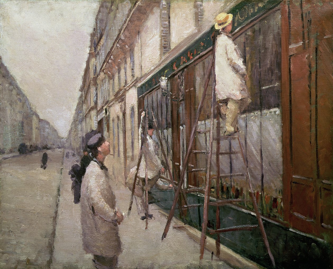 Studium dla malarzy, 1877 autorstwa Gustave Caillebotte