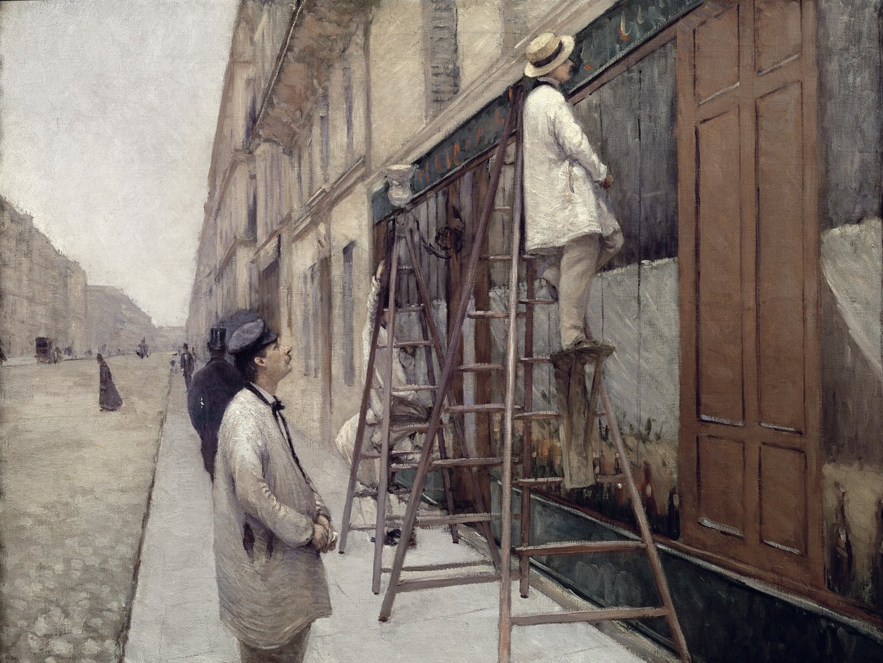 Malarze, 1877 autorstwa Gustave Caillebotte