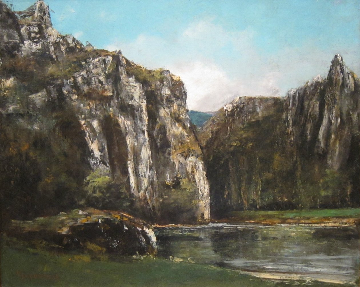 Wąwóz na Jurze autorstwa Gustave Courbet