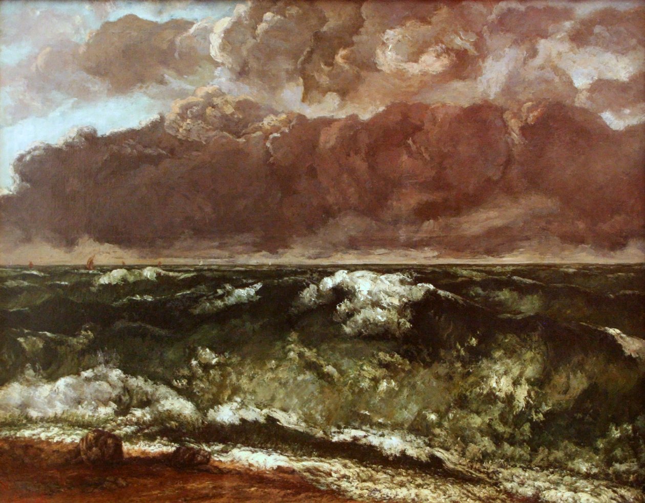 Fala autorstwa Gustave Courbet