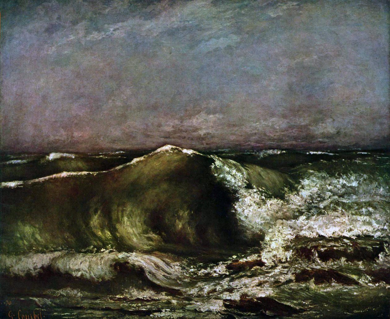 Fala autorstwa Gustave Courbet