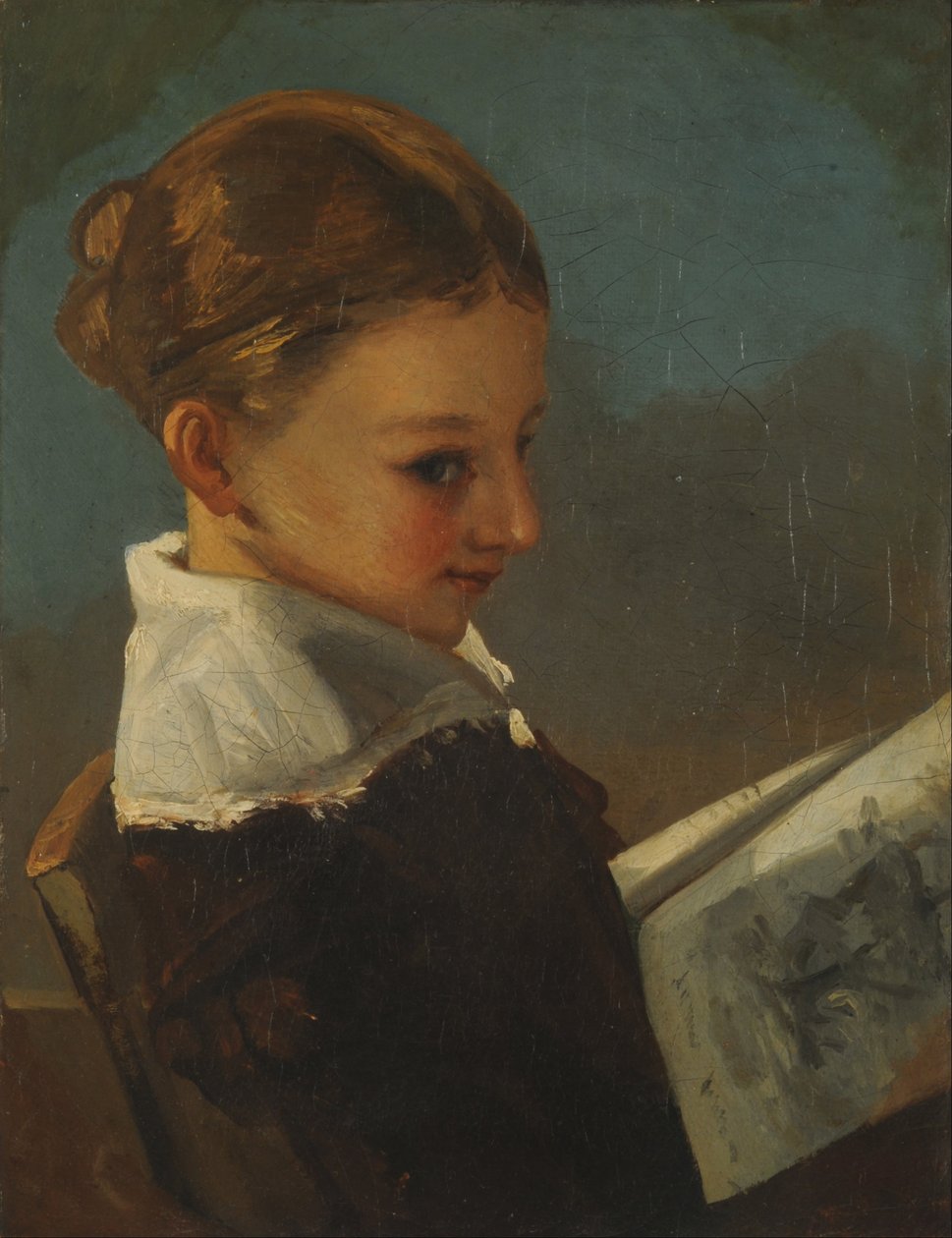 Julieta Courbet w wieku dziesięciu lat autorstwa Gustave Courbet