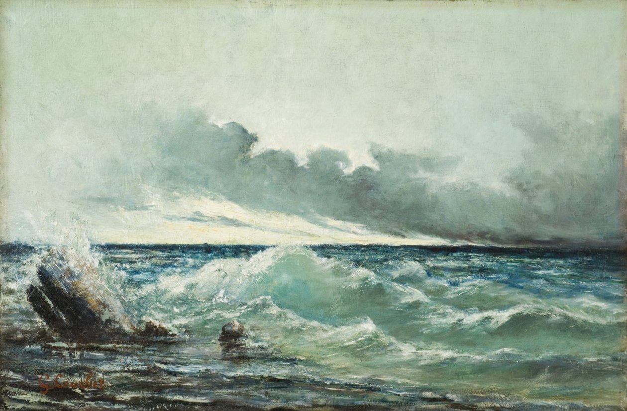 Fala autorstwa Gustave Courbet