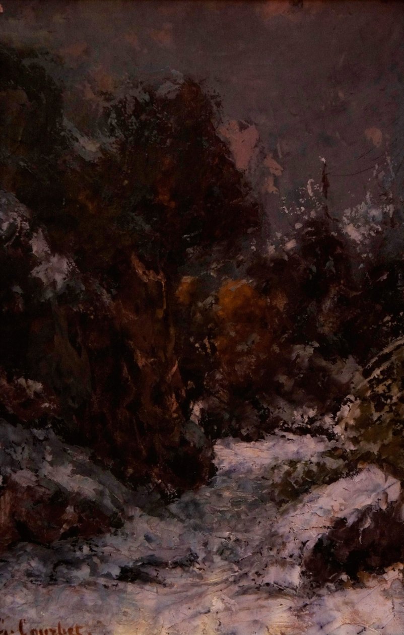 Noga Mielle-Cailloux autorstwa Gustave Courbet
