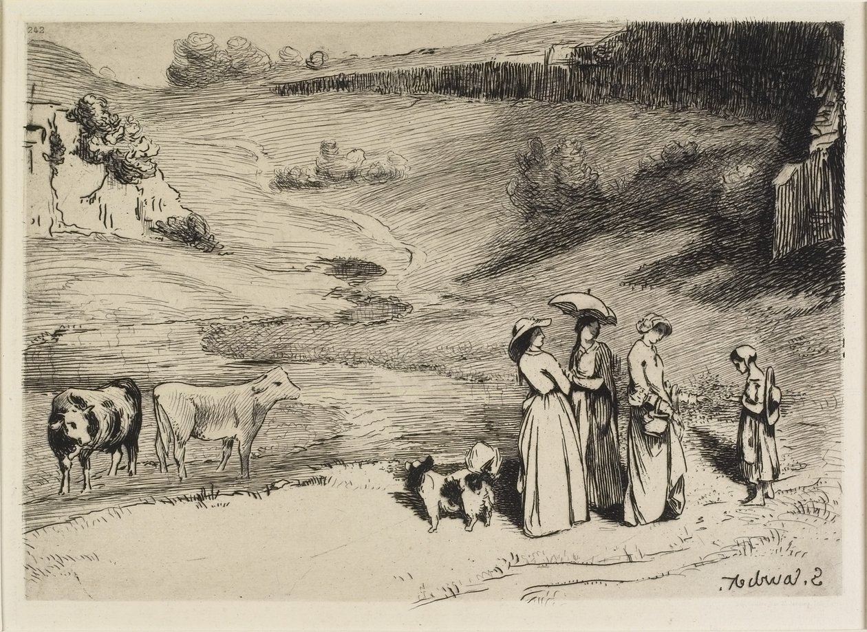 Les Demoiselles de Village, 1867 autorstwa Gustave Courbet