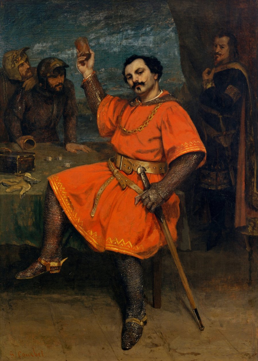 Louis Guéymard jako Robert le Diable autorstwa Gustave Courbet