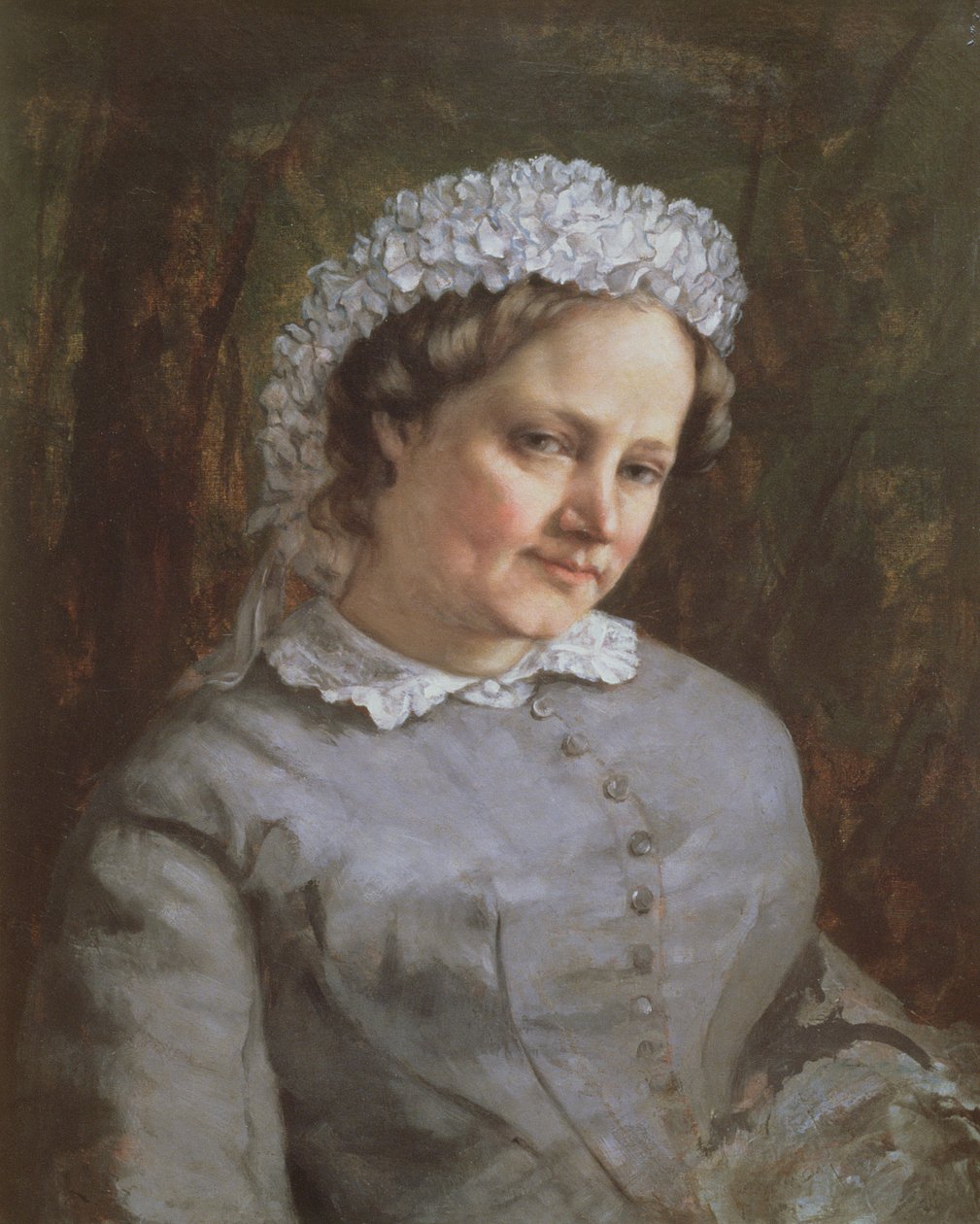Portret Madame Prudhon autorstwa Gustave Courbet