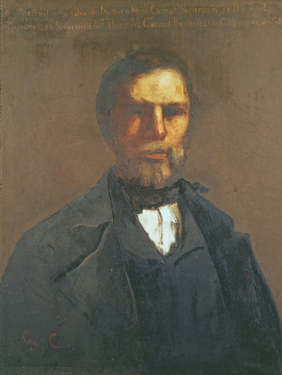 Portret Teodora Cuenota, 1847 autorstwa Gustave Courbet