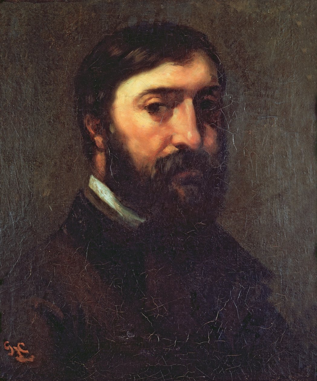 Portret Urbaina Cuenota (ur. 1820) 1846 autorstwa Gustave Courbet