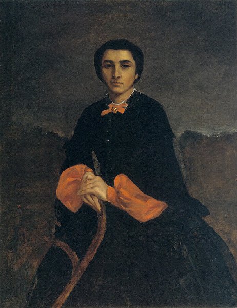 Portret kobiety autorstwa Gustave Courbet