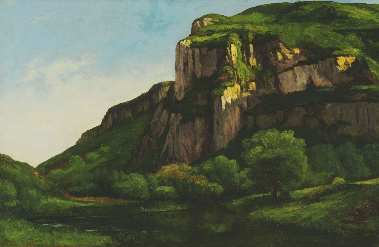 Skały w Mouthier autorstwa Gustave Courbet