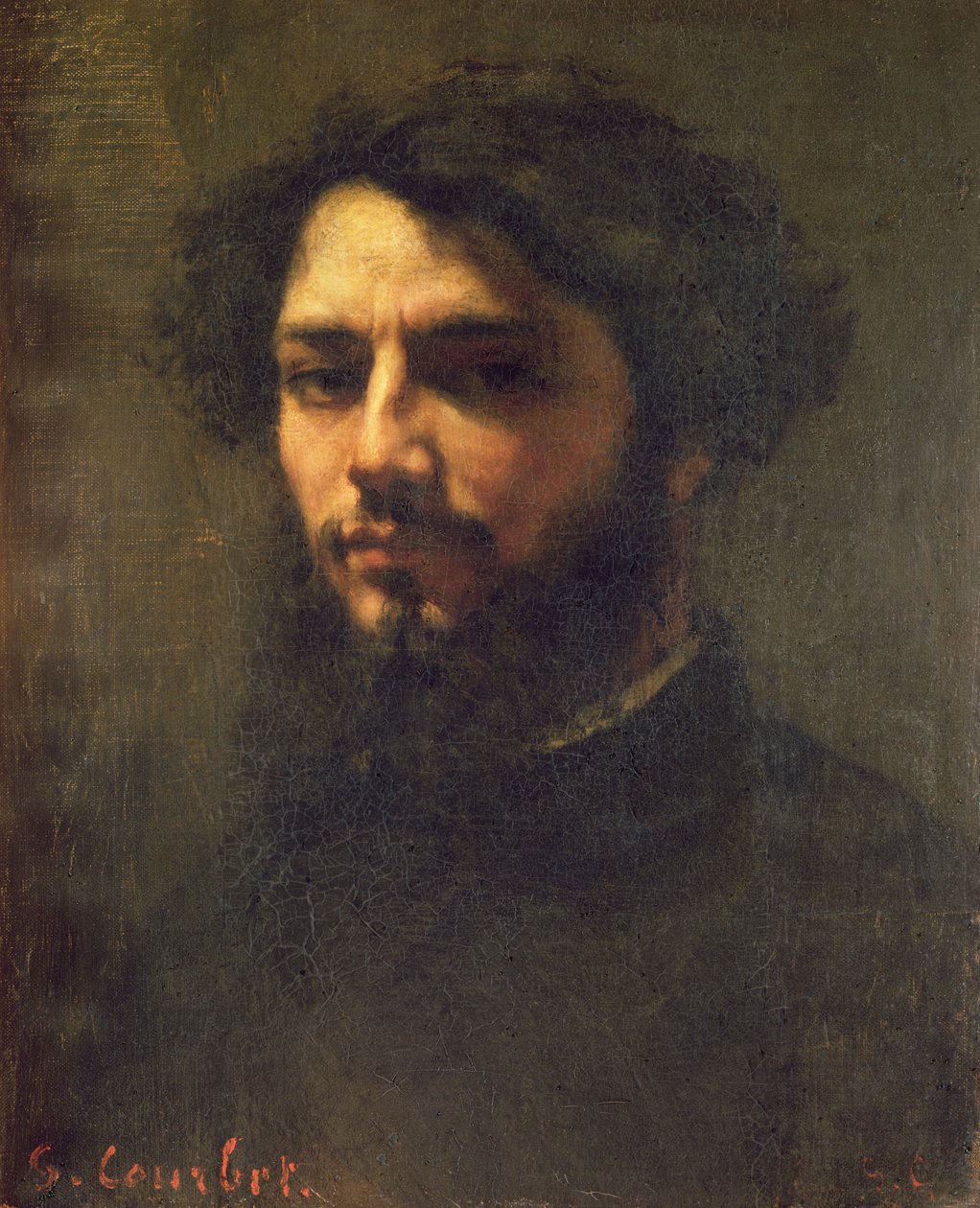 Autoportret autorstwa Gustave Courbet