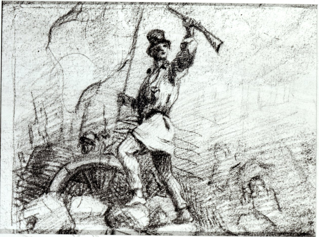 Barykada autorstwa Gustave Courbet