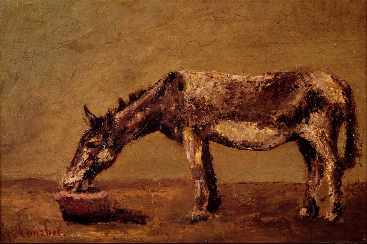 Osioł autorstwa Gustave Courbet