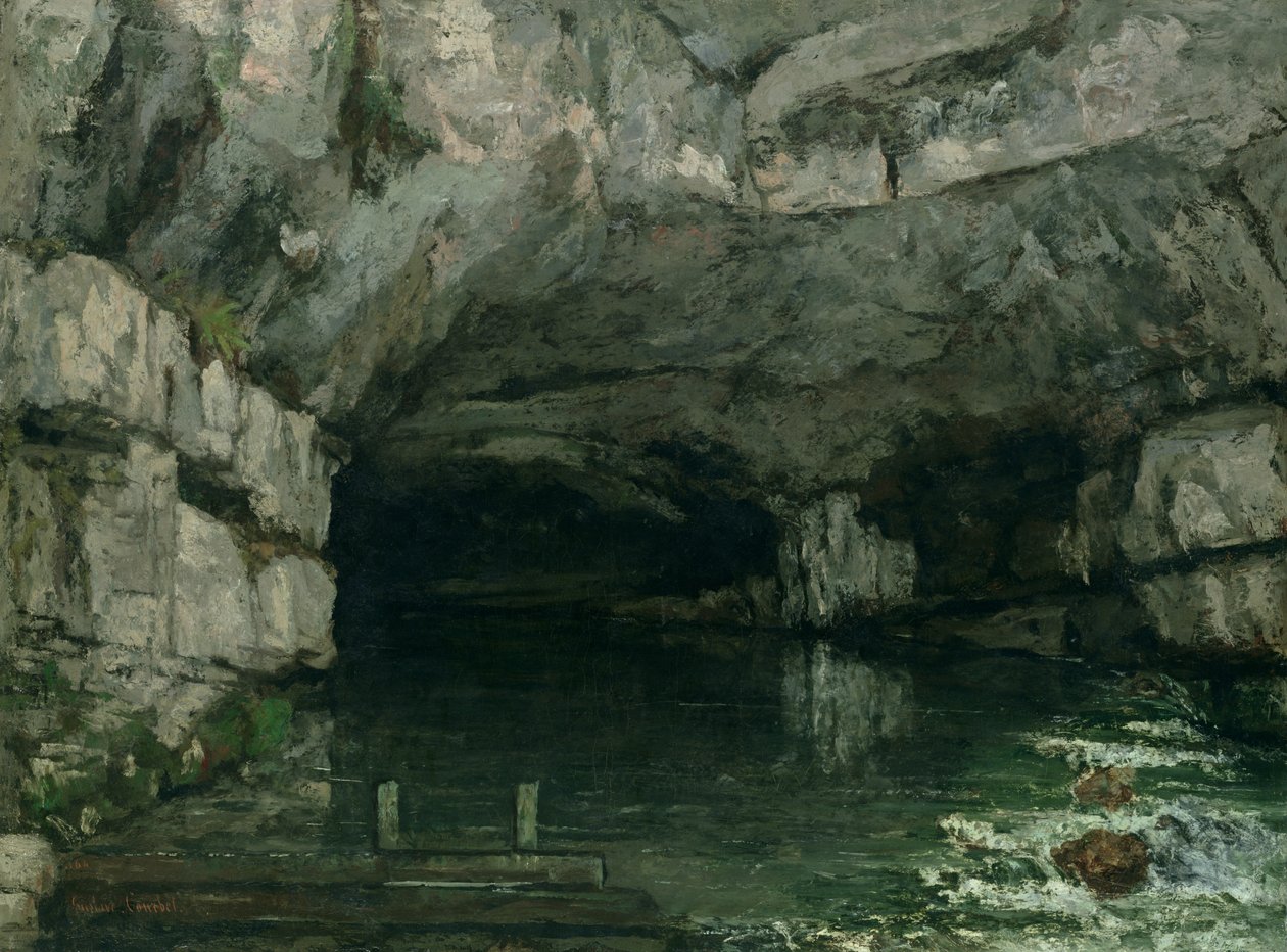 Grota Luizy, 1864 r. autorstwa Gustave Courbet