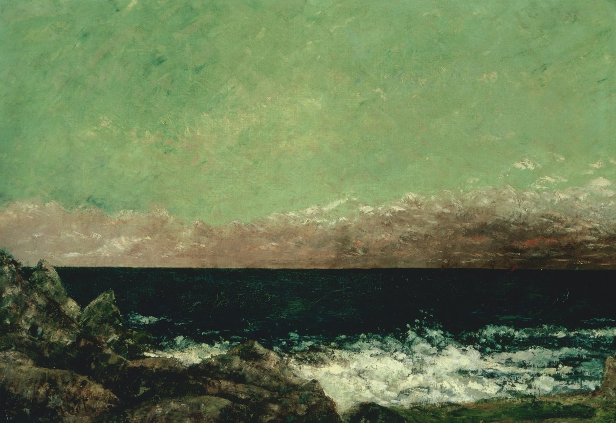 Morze Śródziemne autorstwa Gustave Courbet