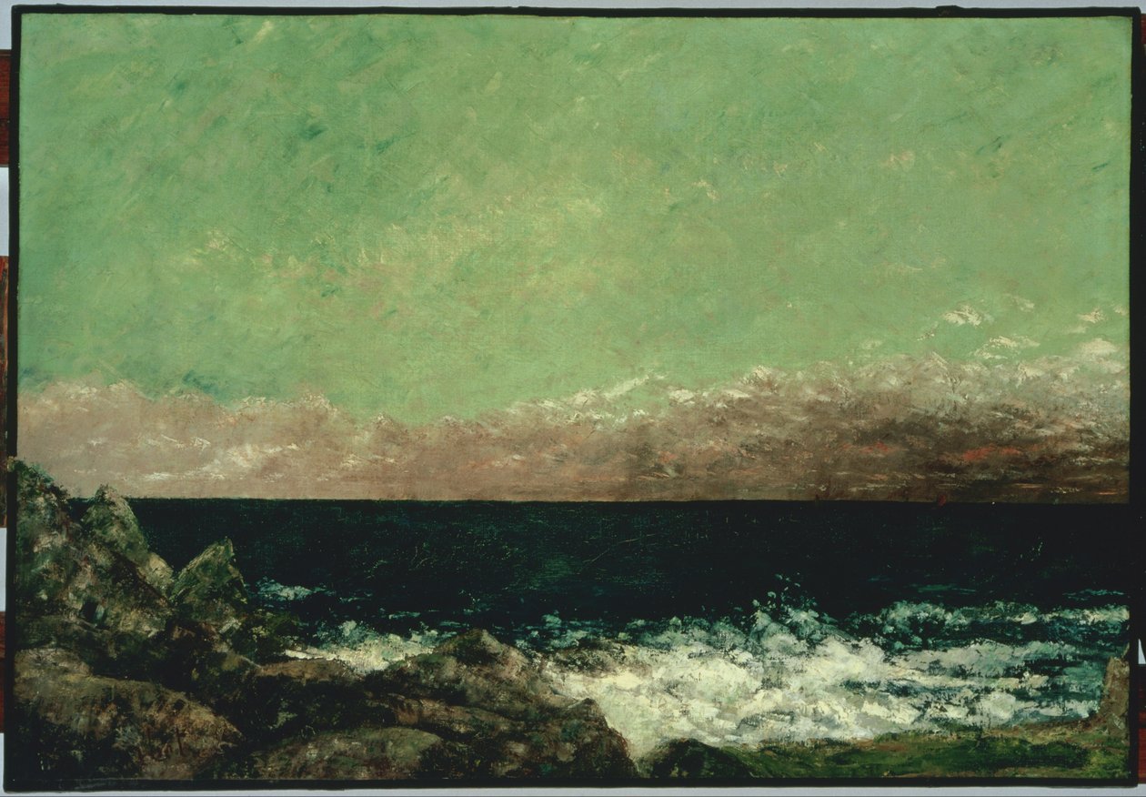 Morze Śródziemne autorstwa Gustave Courbet