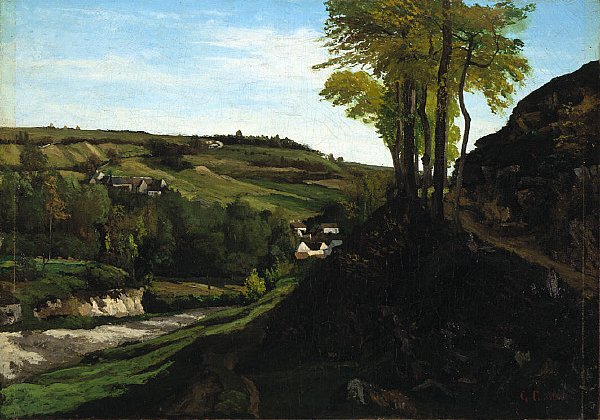 Dolina Ornans autorstwa Gustave Courbet